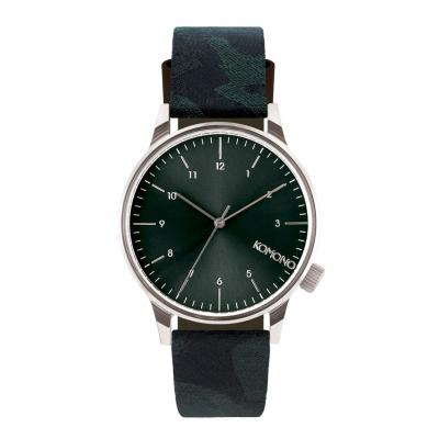 Hodinky Komono WINSTON PRINT Camo Green
