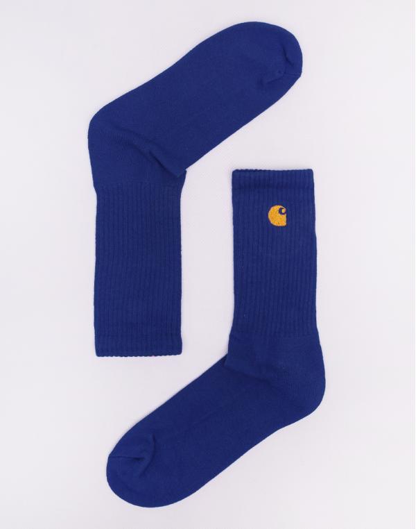 Carhartt WIP Chase Socks Thunder Blue / Gold