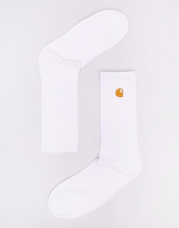 Carhartt WIP Chase Socks White / Gold