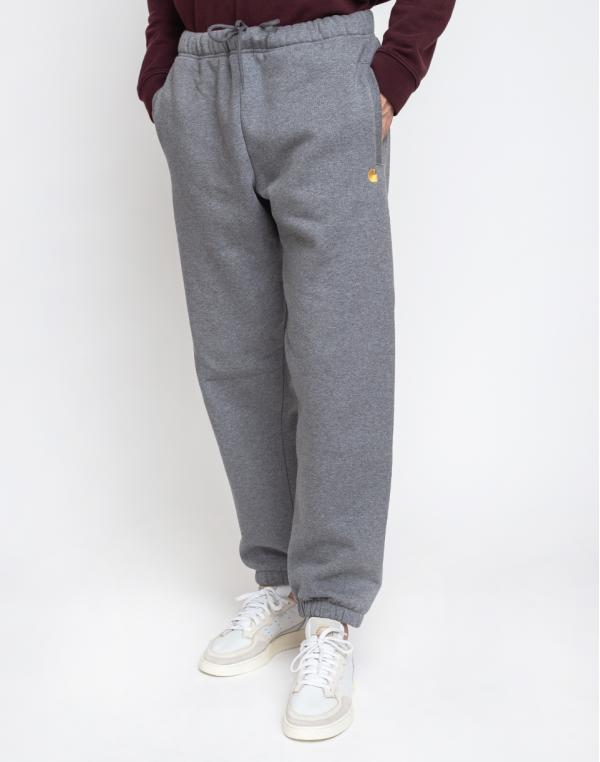 Carhartt WIP Chase Sweat Pant Dark Grey Heather/gold M