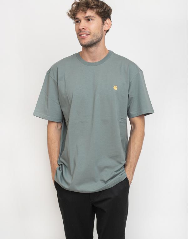 Carhartt WIP Chase T-Shirt Cloudy/Gold XL