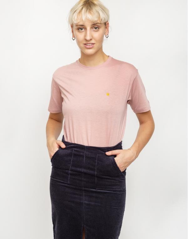 Carhartt WIP Chasy T-Shirt Blush/Gold S