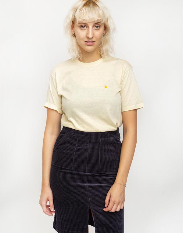 Carhartt WIP Chasy T-Shirt Flour/Gold S