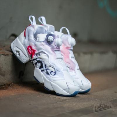 Reebok Instapump Fury Celebrate " Valentine" White/ Red/ Blue/ Pink/ Silver