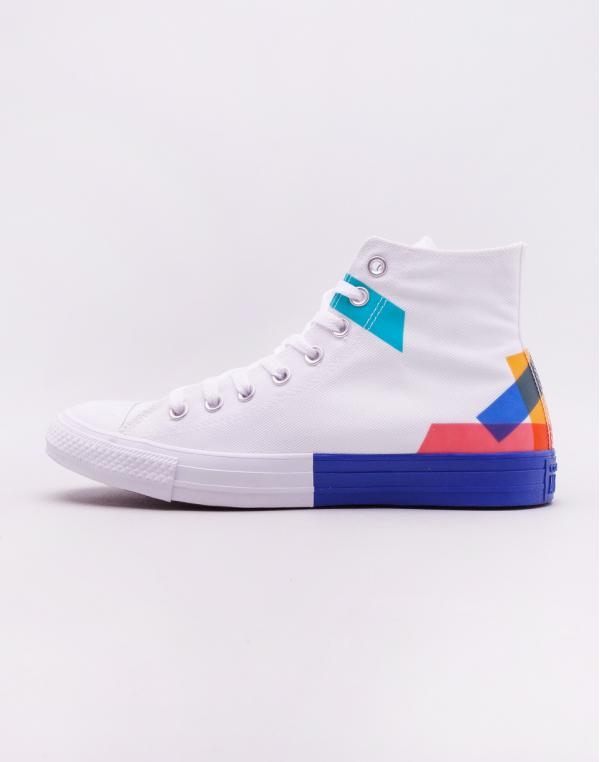 Converse Chuck Taylor All Star White/Blue/Enamel Red 44