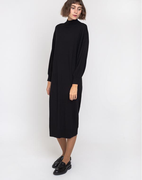 Edited Idoia Knit Dress Schwarz 34