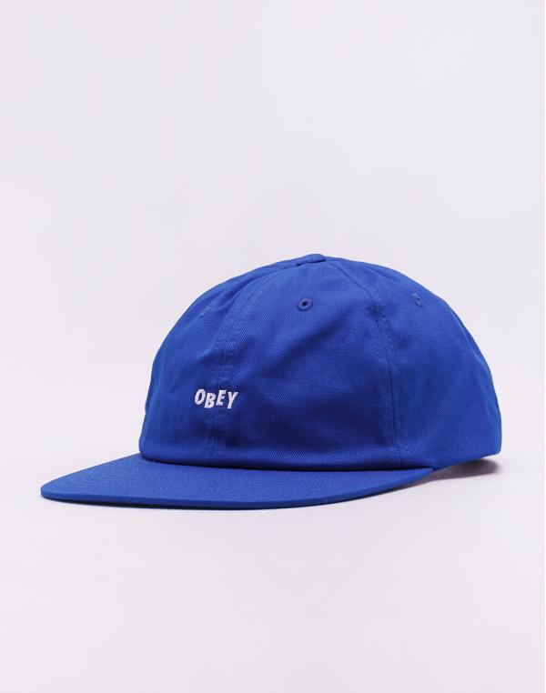Obey Jumbled 6 Panel Snapback Royal