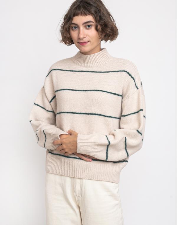 Edited Katara Jumper Beige/Grün 34