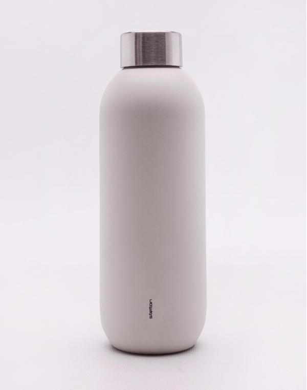 Stelton Keep Cool Drinking Bottle 0,75 l Sand/Steel
