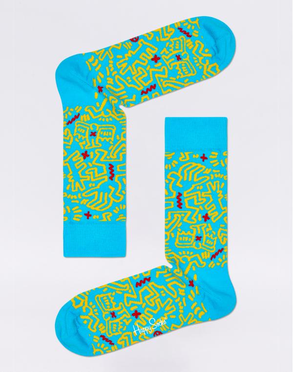 Happy Socks Keith Haring All Over KEH01-6700 41-46