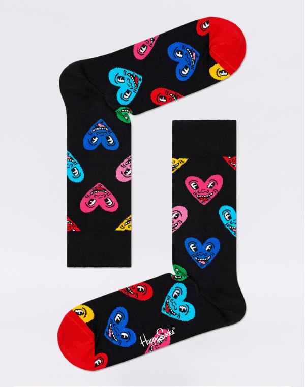 Happy Socks Keith Haring Heart KEH01-9300 41-46