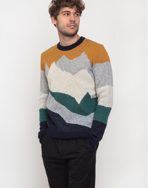 Armedangels Laandes 341 Navy/Grey Melange S