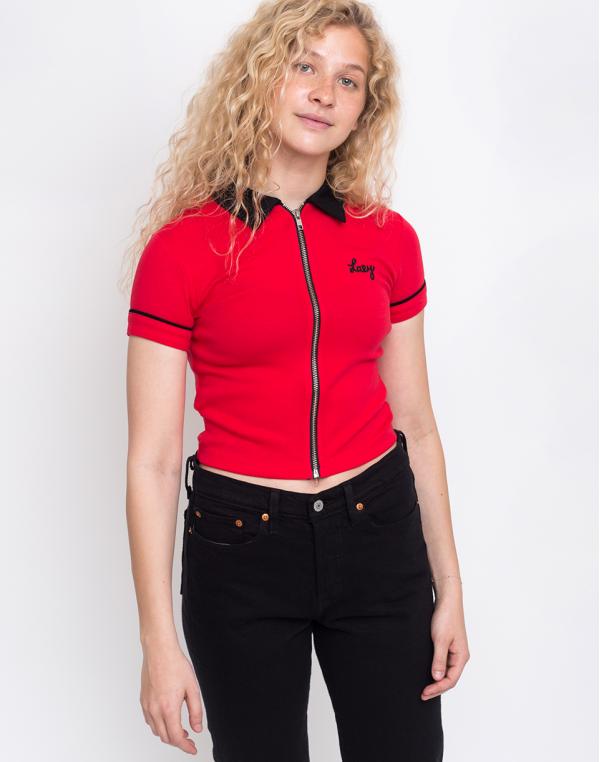 Lazy Oaf Lazy Double Zip Shirt Red M
