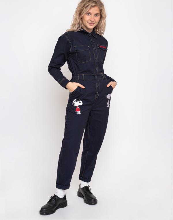 Lazy Oaf Lazy Oaf x Peanuts Denim Boilersuit Blue M