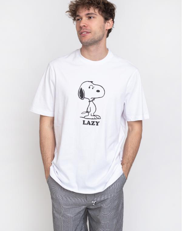 Lazy Oaf Lazy Oaf x Peanuts Lazy Snoopy T-shirt White L
