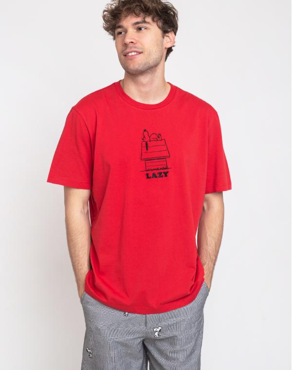 Lazy Oaf Lazy Oaf x Peanuts Red Dog House T-shirt Red L