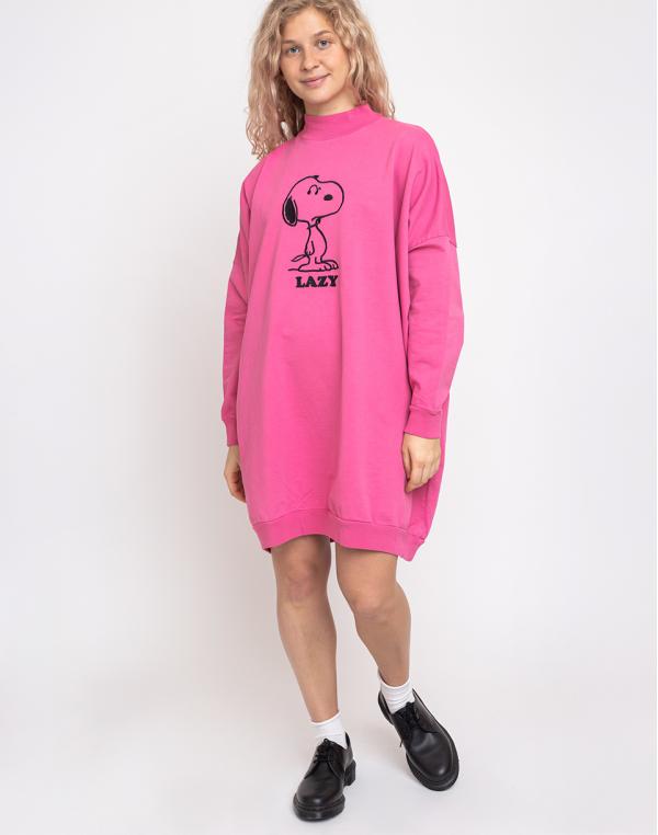Lazy Oaf Lazy Oaf x Peanuts Sweater Dress Pink