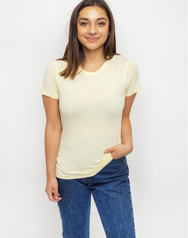 Colorful Standard Women Light Organic Tee Soft Yellow L