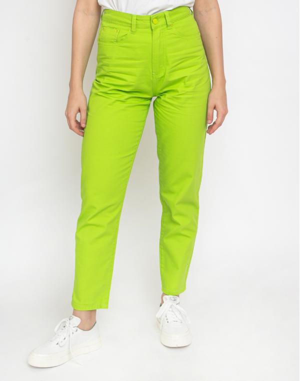 Lazy Oaf Lime Mom Jeans Green 28