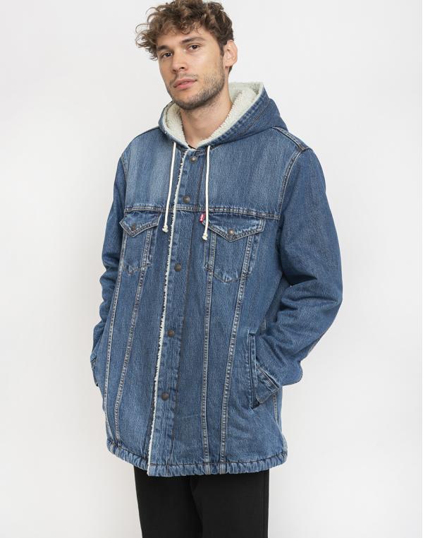 Levi's® Long Sherpa Hood Trucker Parks XL