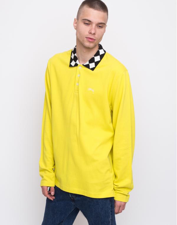 Stüssy Louie LS Polo Lemon L