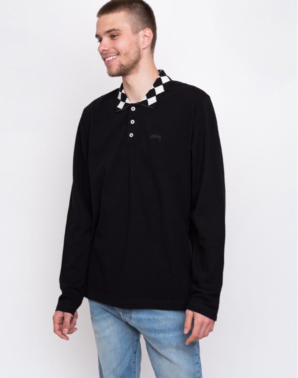 Stüssy Louie LS Polo Black S