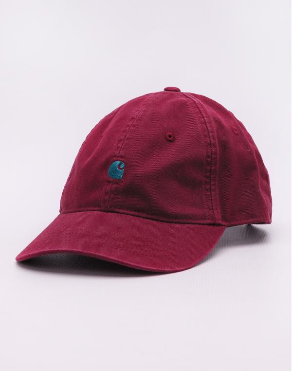 Carhartt WIP Madison Logo Cap Merlot / Dark Fir