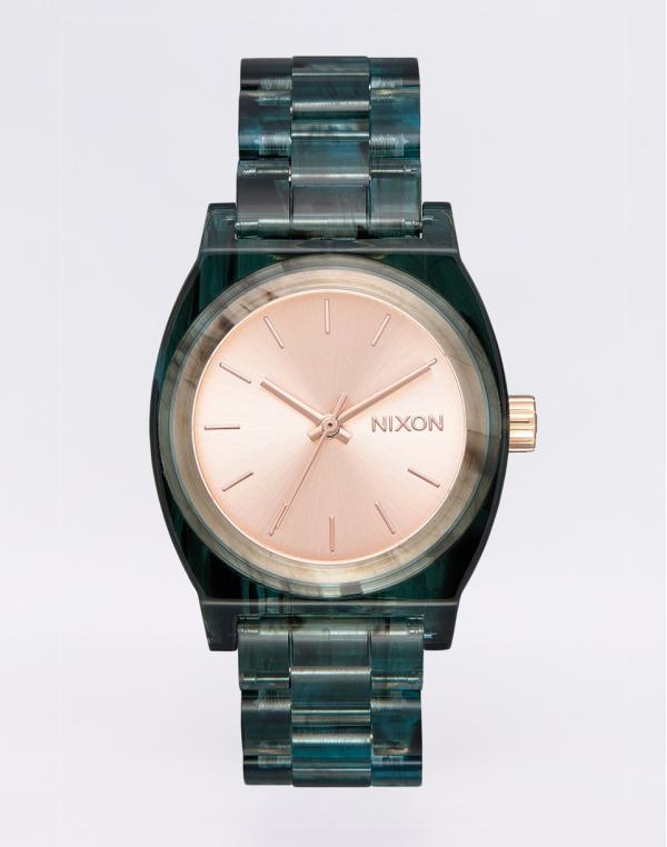 Nixon Medium Time Teller Acetate AQUA