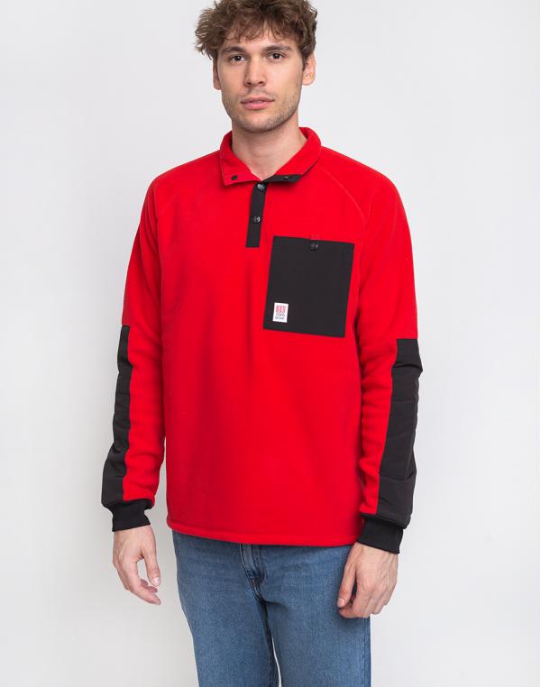 Topo Designs Mountain Fleece Red/Black L