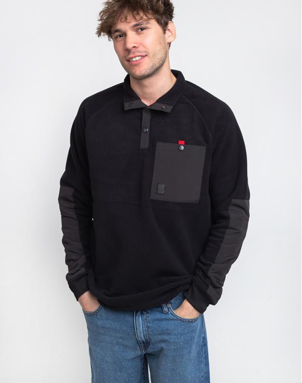 Topo Designs Mountain Fleece Black L