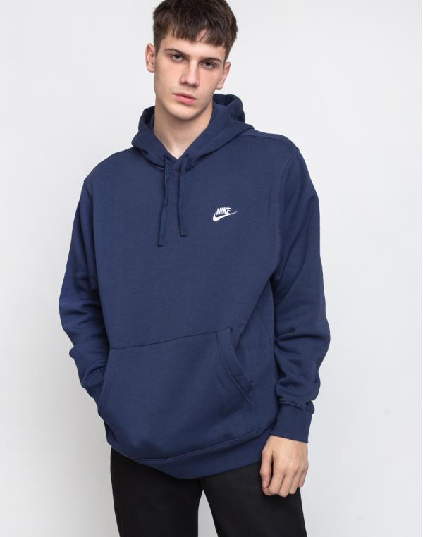 Nike Nike Sportswear Club Hoodie PO BB Midnight Navy/Midnight Navy/White M