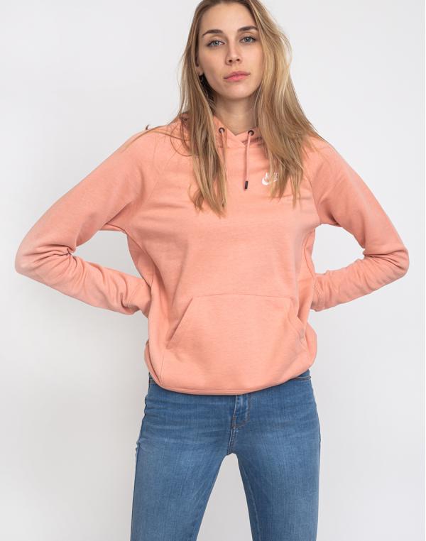 Nike NSW Essential Hoodie PO FLC Pink Quartz/ White XS