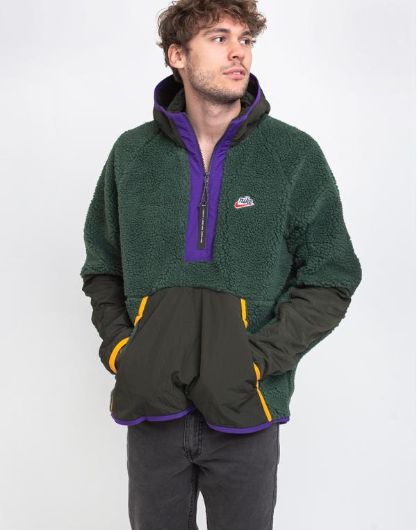 Nike NSW He Hoodie Hz Winter Galactic Jade/Sequioa/Kumquat M