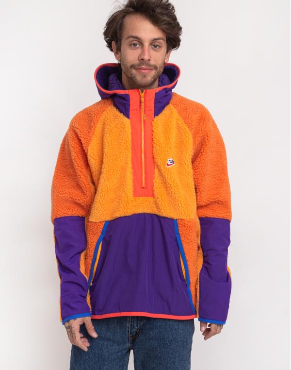 Nike NSW He Hoodie Hz Winter Kumquat / Court Purple / Starfish M