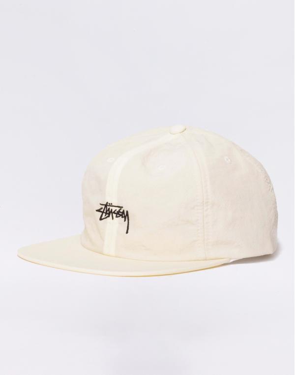 Stüssy Nylon Strapback Cap off white