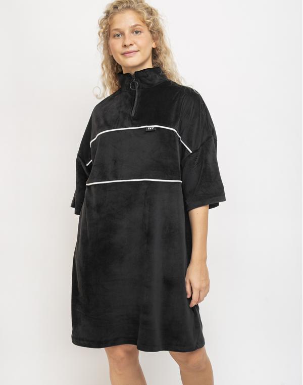 Lazy Oaf Offside Velour Dress Black L