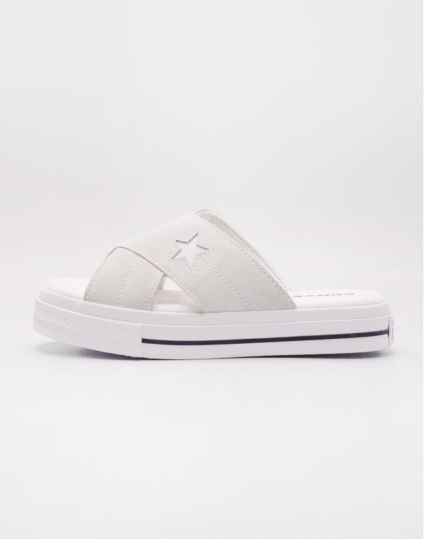 Converse One Star Sandal Egret/ Egret/ White 36