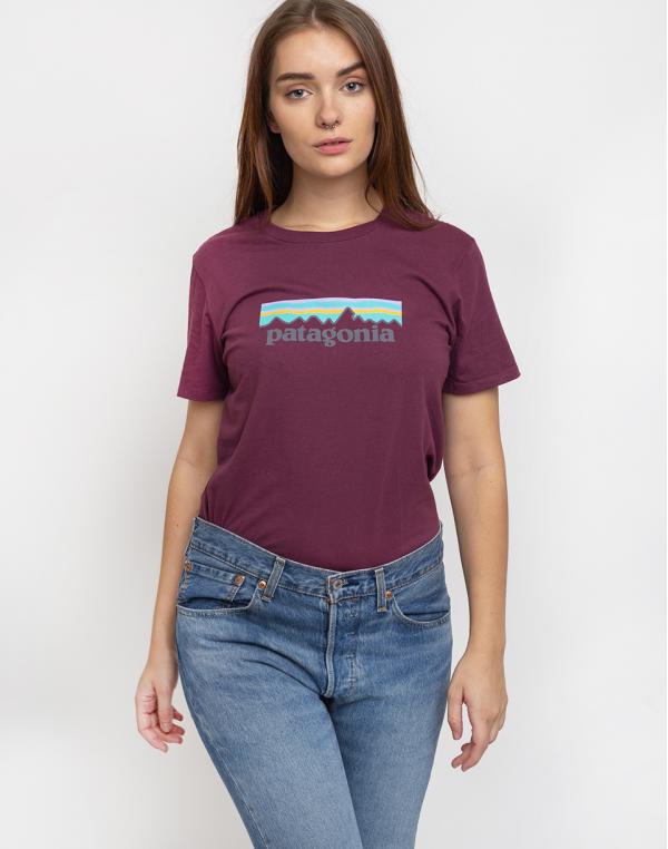 Patagonia Pastel P-6 Logo Organic Crew T-Shirt Light Balsamic S