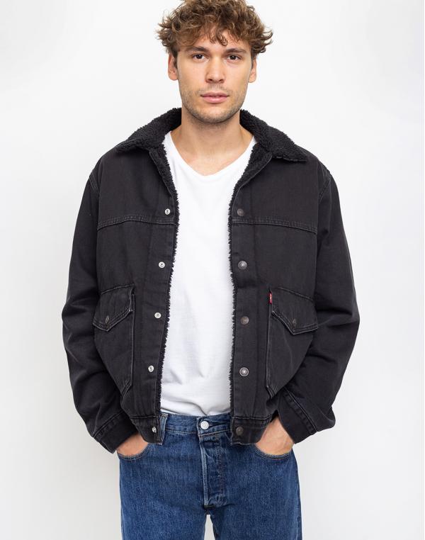 Levi's® Patch Pkt Sherpa Black XXL