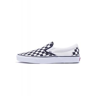 Vans Classic Slip-On Black and White Checker / White 40
