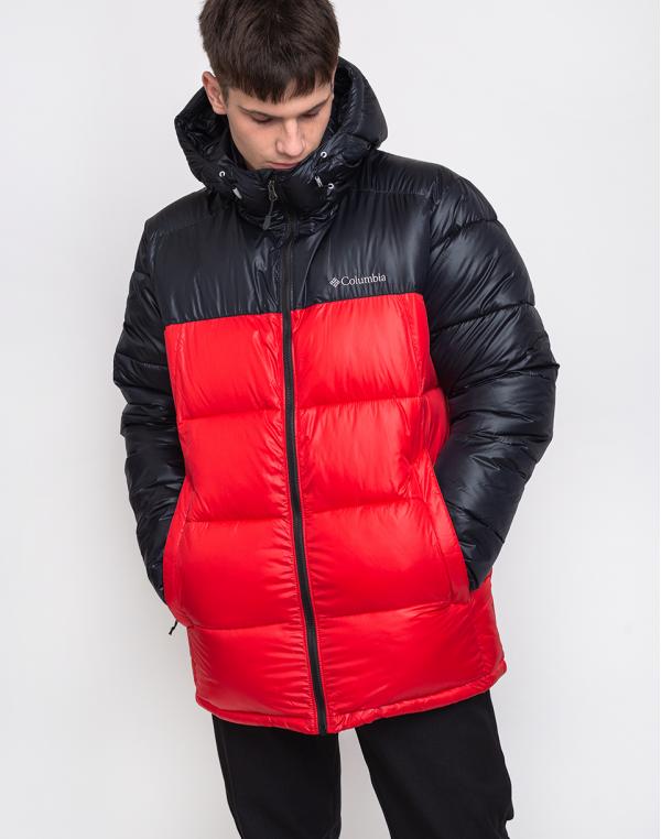 Columbia Pike Lake Hooded Jacket 613 Mountain Red, Black M