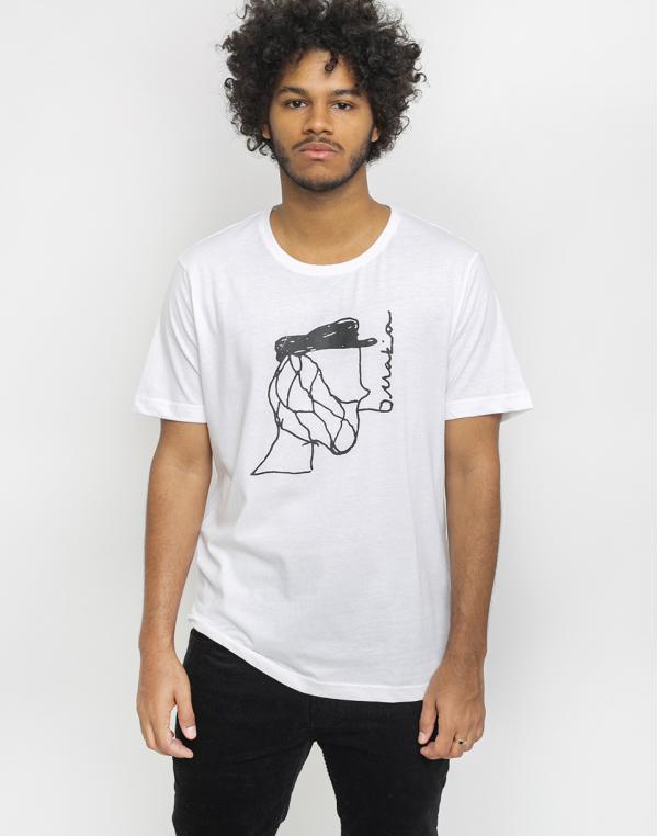Makia Pipe T-Shirt Recycled White S