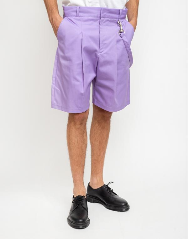 The Ragged Priest Pleat Shorts Lilac 30