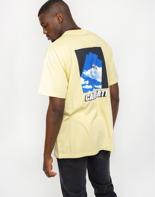 Carhartt WIP Post T-Shirt Pale Yellow M