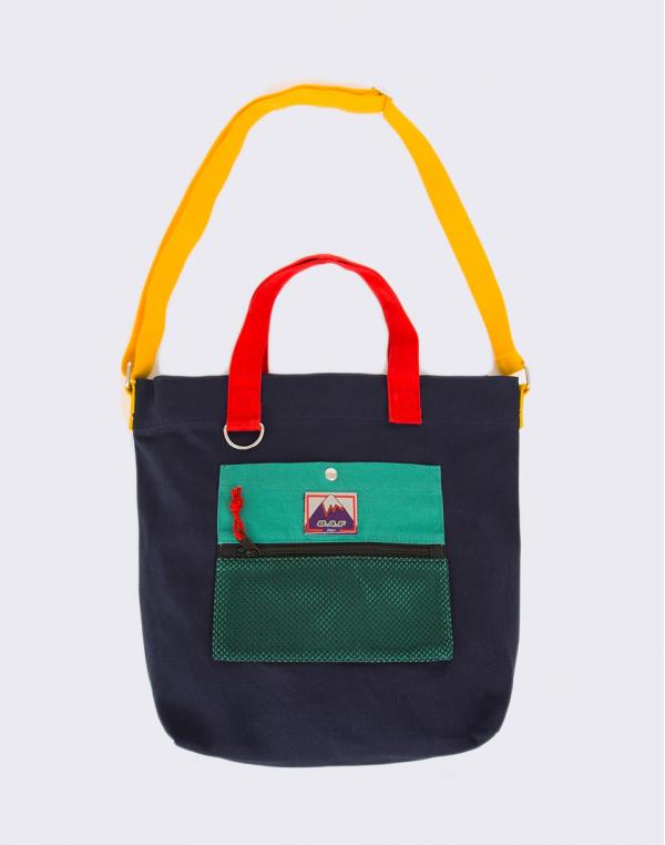 Lazy Oaf Primary Mountain Tote BLUE