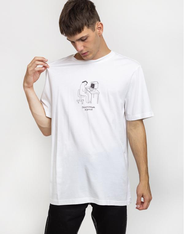 Lazy Oaf Professional Service T-shirt White L
