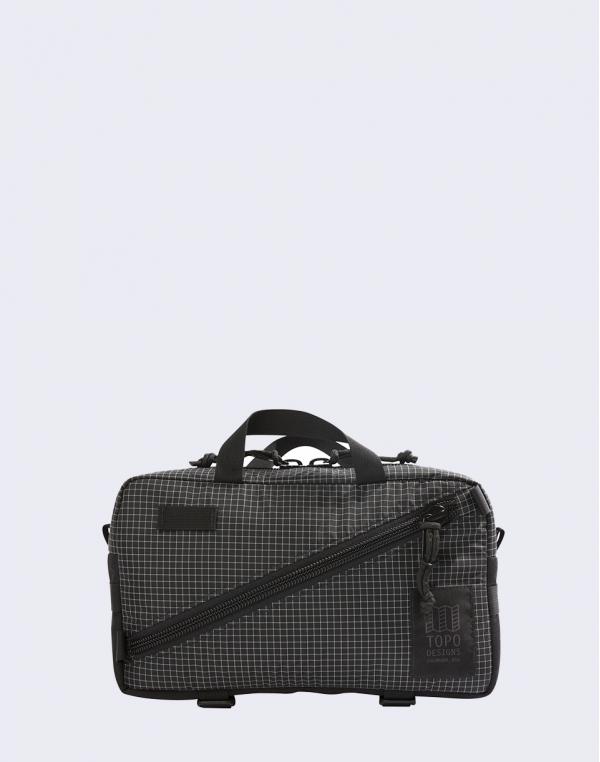 Topo Designs Quick Pack Black/ White Ripstop