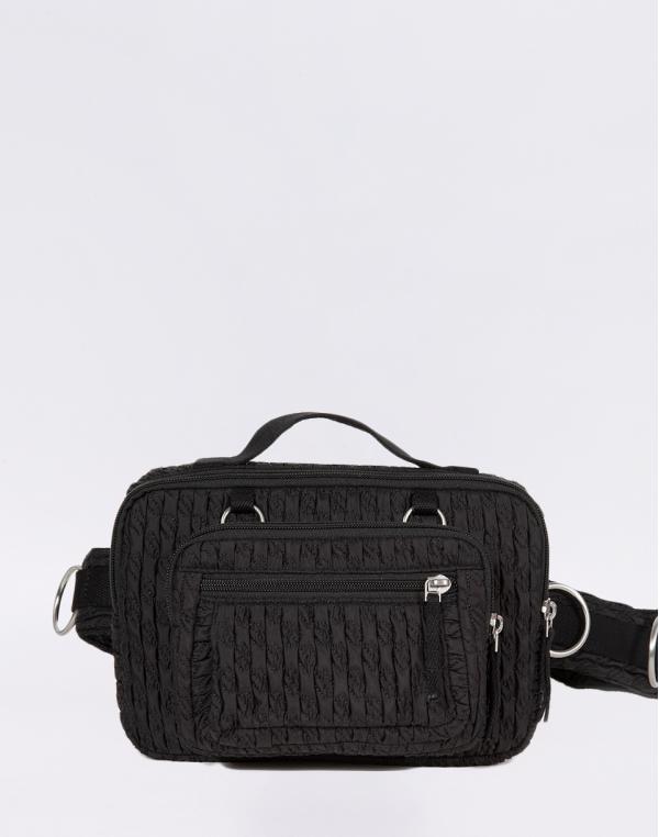 Eastpak Raf Simons Waistbag Loop RS Black Matlasse