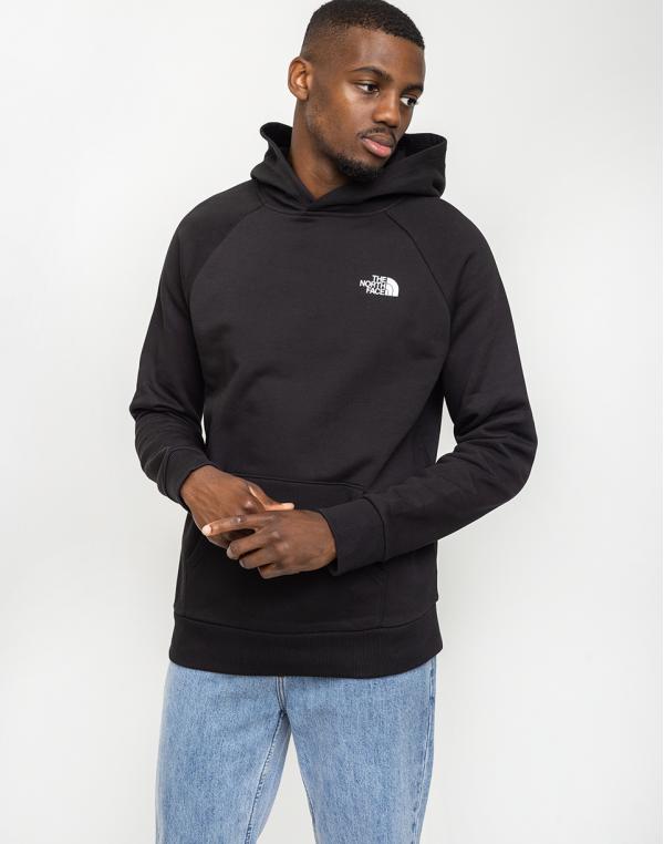 The North Face M Raglan Redbox Hoodie Tnf black/Tnf white XL