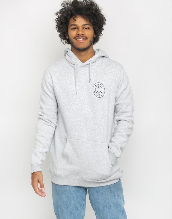 Makia Range Hooded Sweatshirt Light Grey M